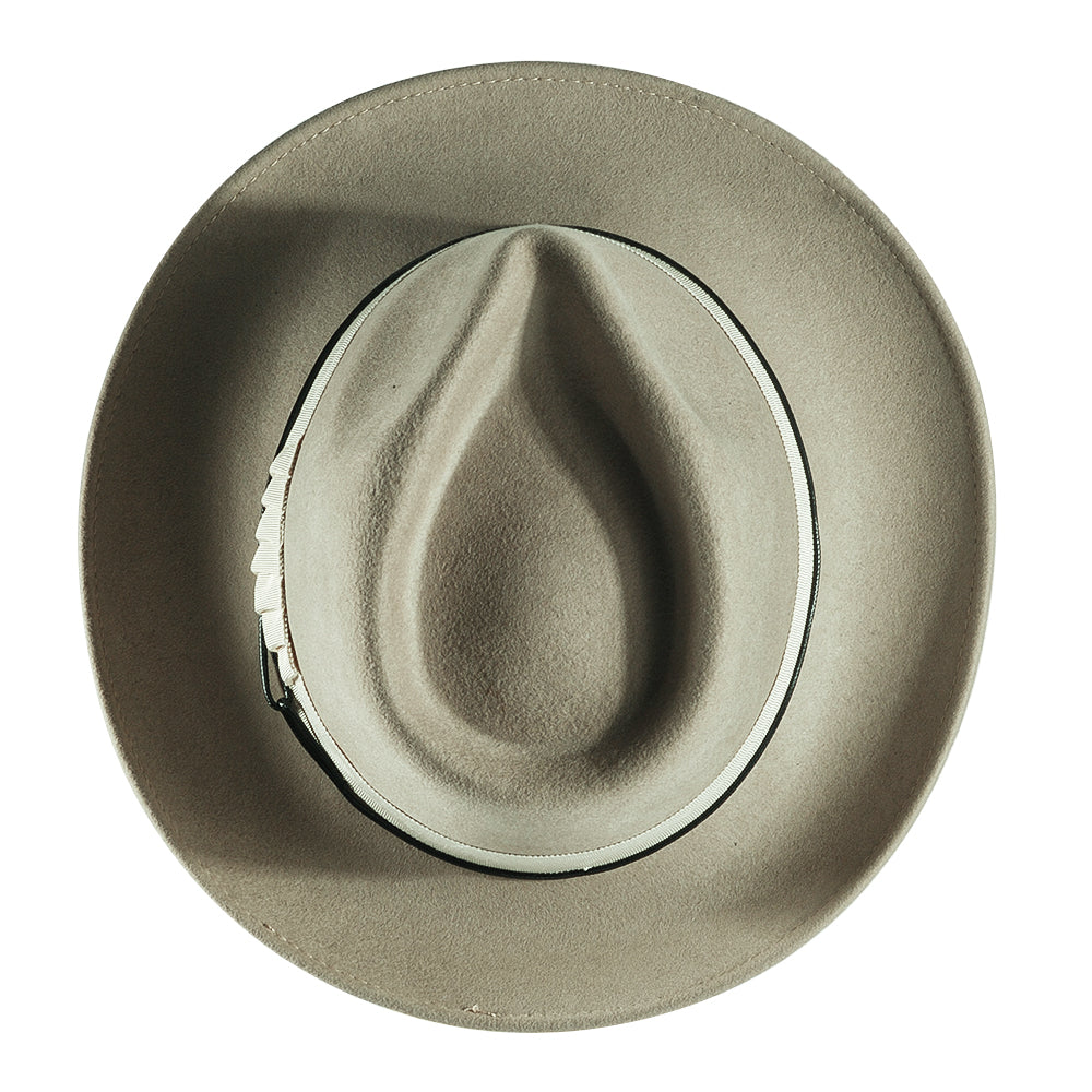 Western Fodora Felt Hat-Green