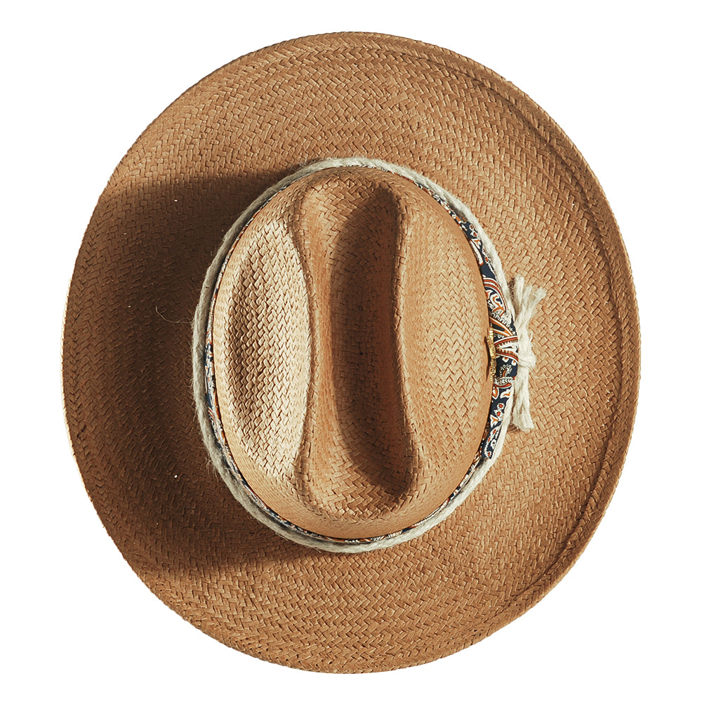 Miller Ranch Fedora Hat - Patriotic Straw(Includes All The Accessories)