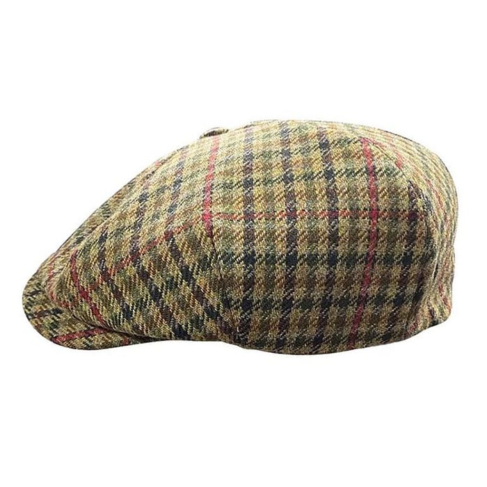 Peaky Blinders Tweed Four Panel Newsboy Cap