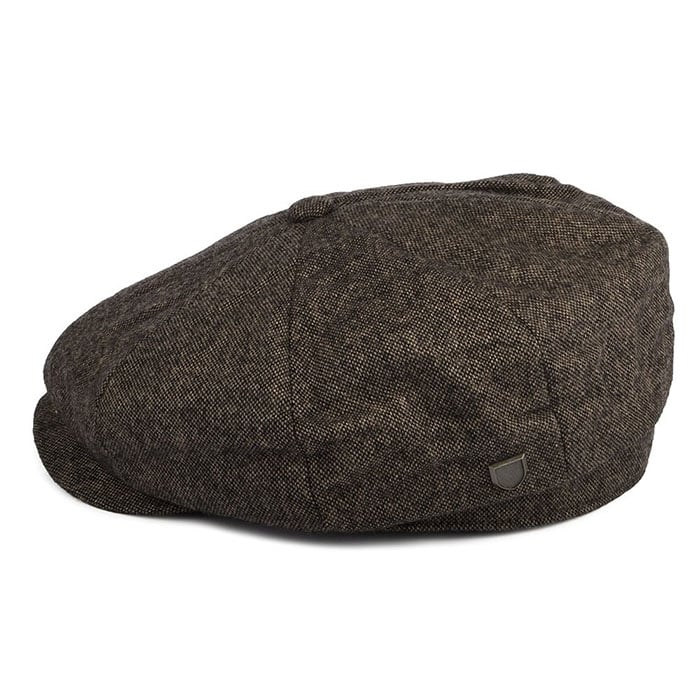 Brixton Hats Baggy Newsboy Cap - Dark Toffee