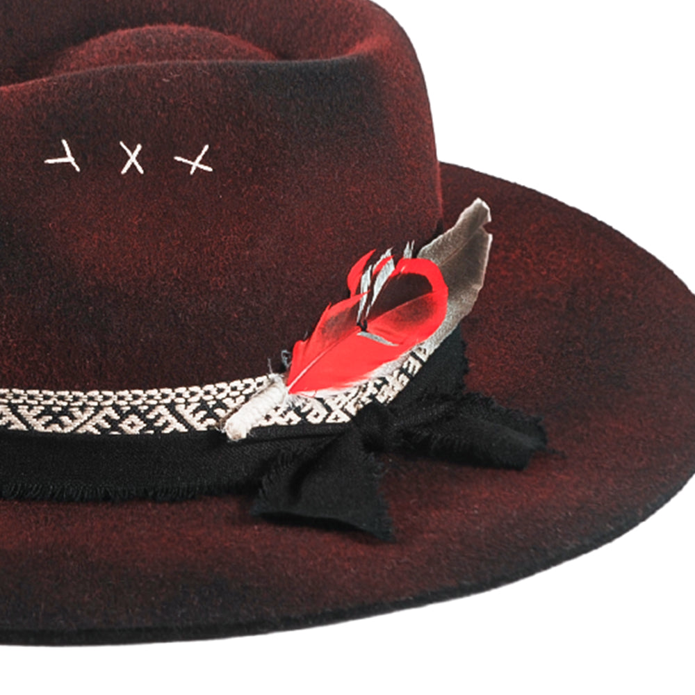 Cool Vintage Fedora Felt(Includes All The Accessories)