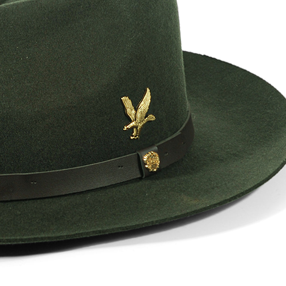 Fedora Felt Hat-Green