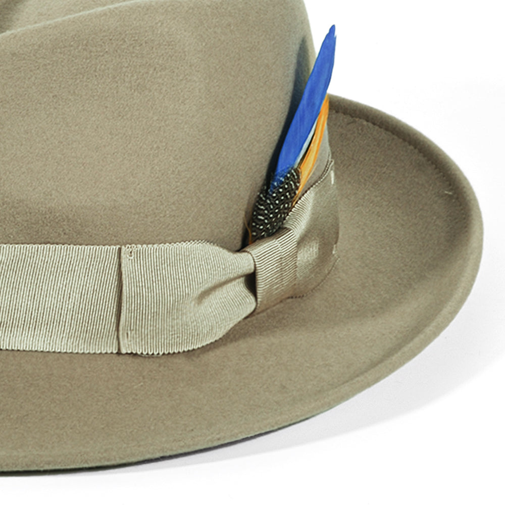 Fedora Felt-Grayish Green