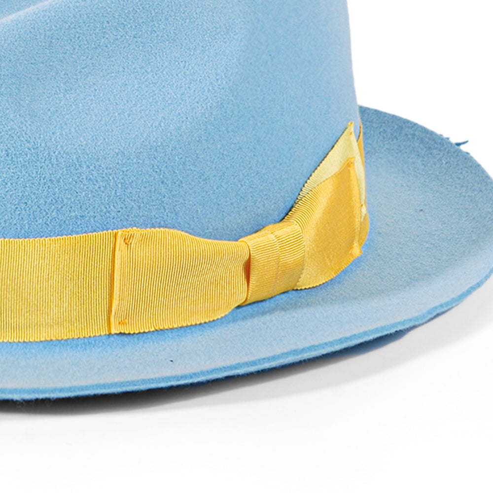 Fedora Felt Hat-Blue