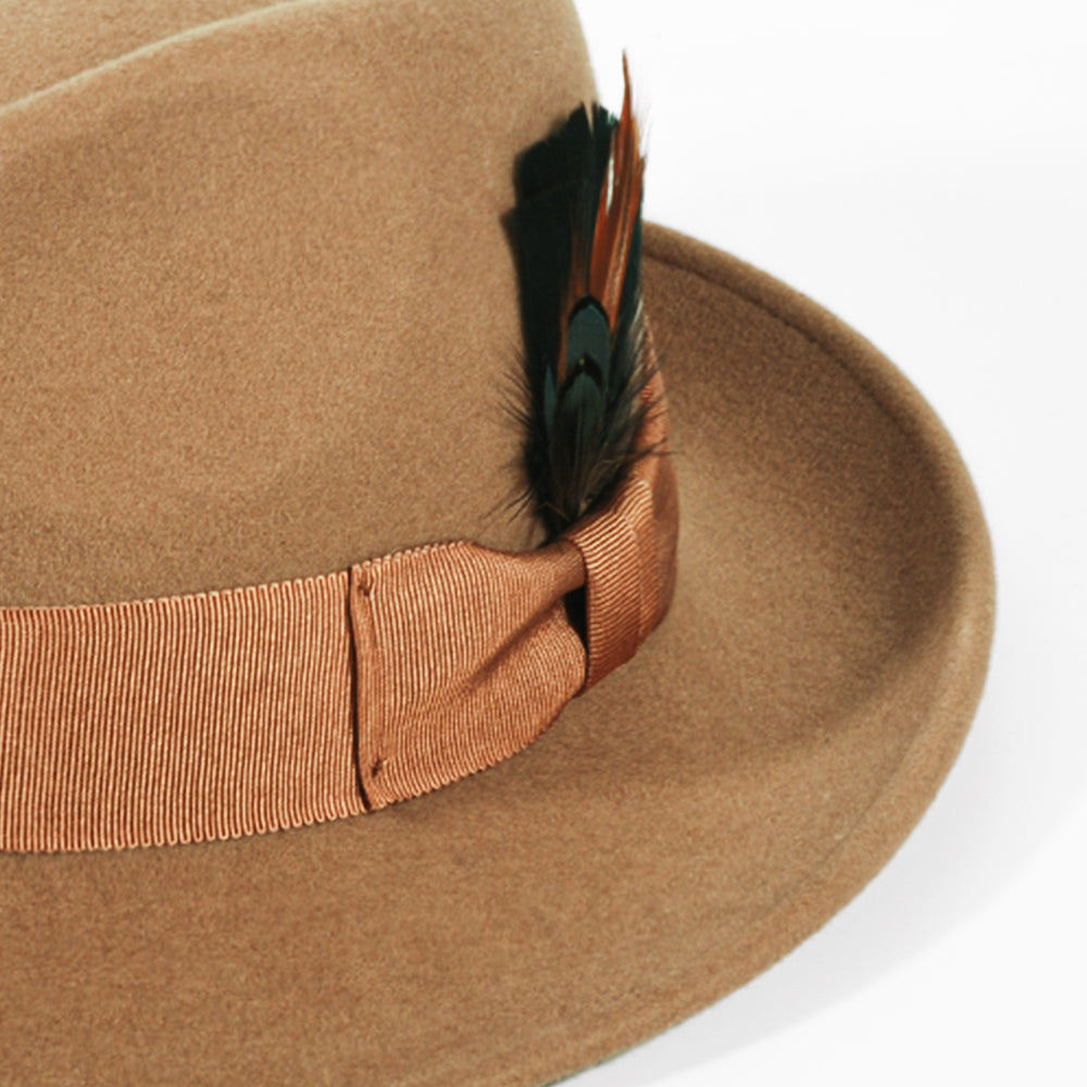 Fedora Felt-Khaki