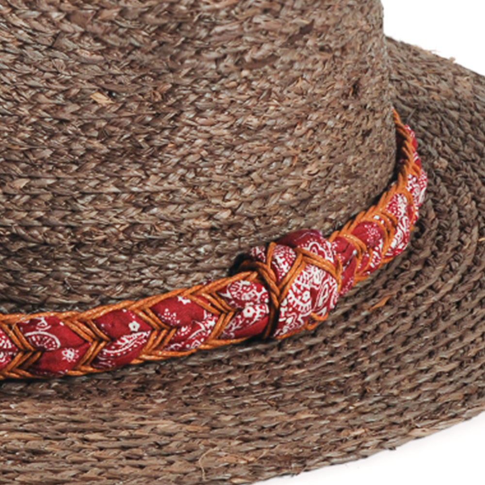 Straw Fedora Hat – Toffee