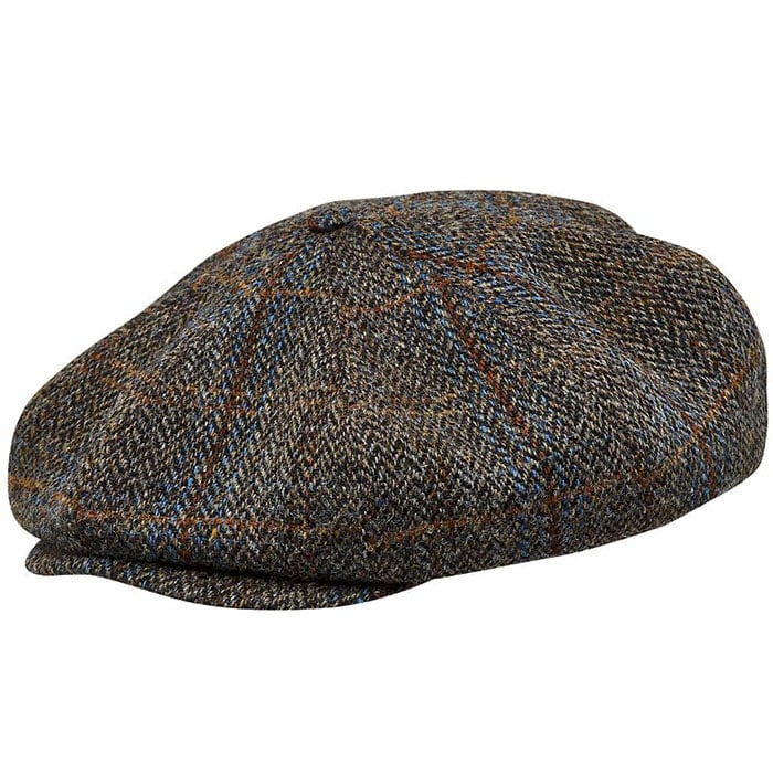 Peaky Blinders Genuine Scottish Harris Tweed 8 Panels Man Cap