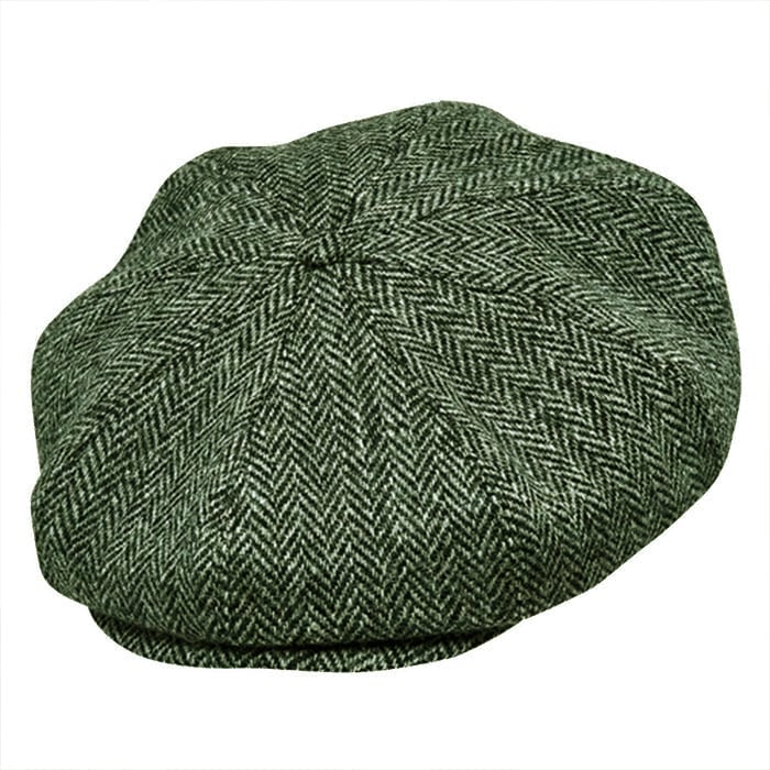 [New]Peaky Blinders Scottish Harris Tweed 8 Panels Man Cap