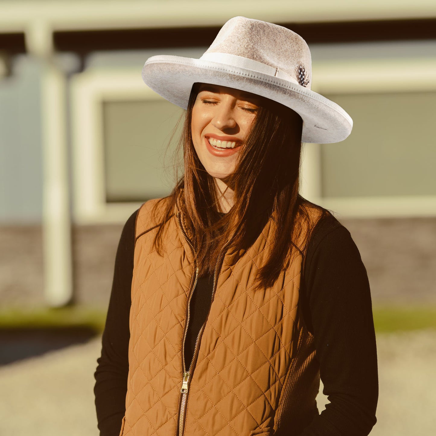 Western Fodora Felt Hat (Includes All The Accessories)