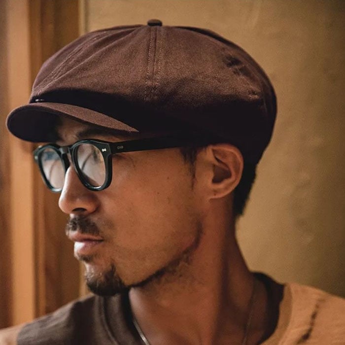 SHELBY - Workwear WAXED COTTON Newsboy Cap