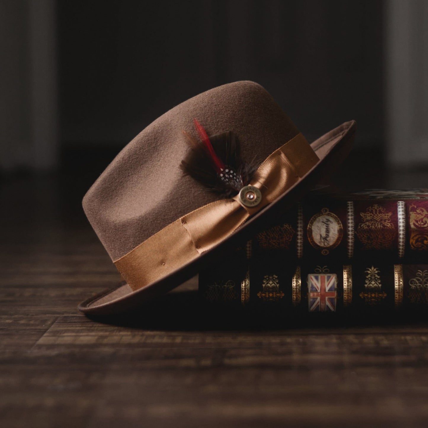 Trilby Fedora Hat – Brown