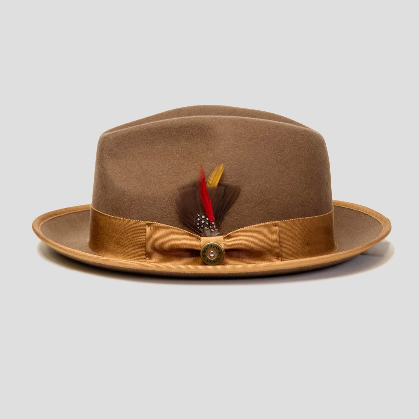 Trilby Fedora Hat – Brown