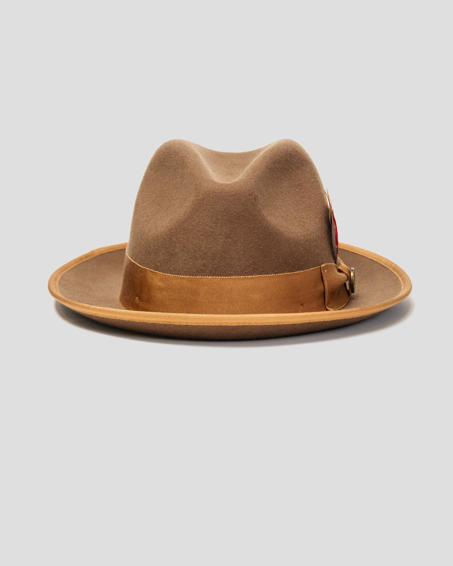 Trilby Fedora Hat – Brown