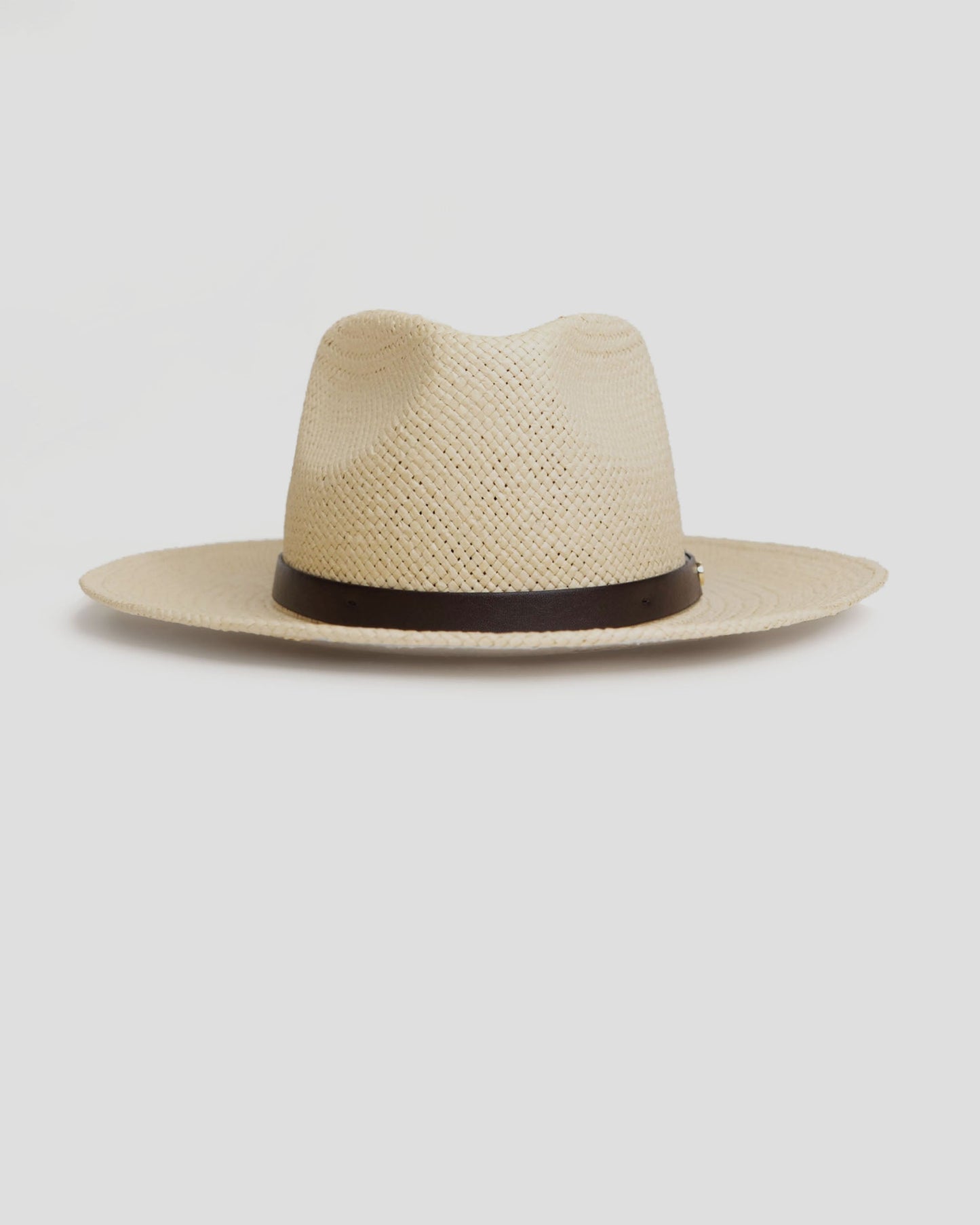 Geoffery Straw Fedora Hat – Natural