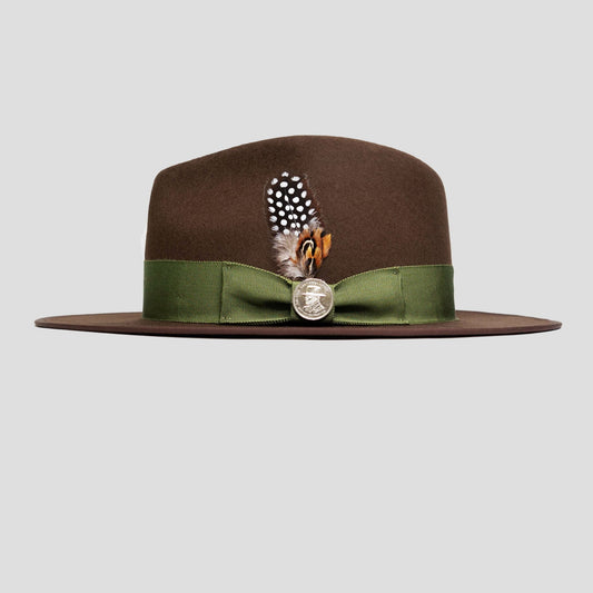 James Fedora Hat – Brown