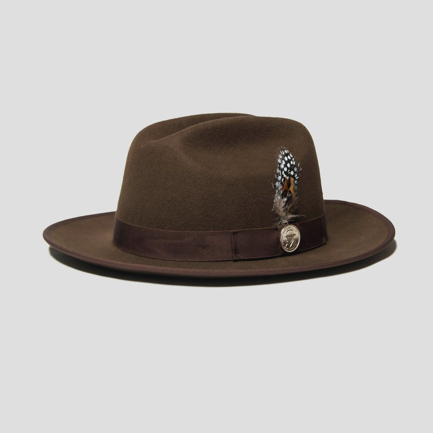 Miller Ranch Fedora Hat - Chocolate