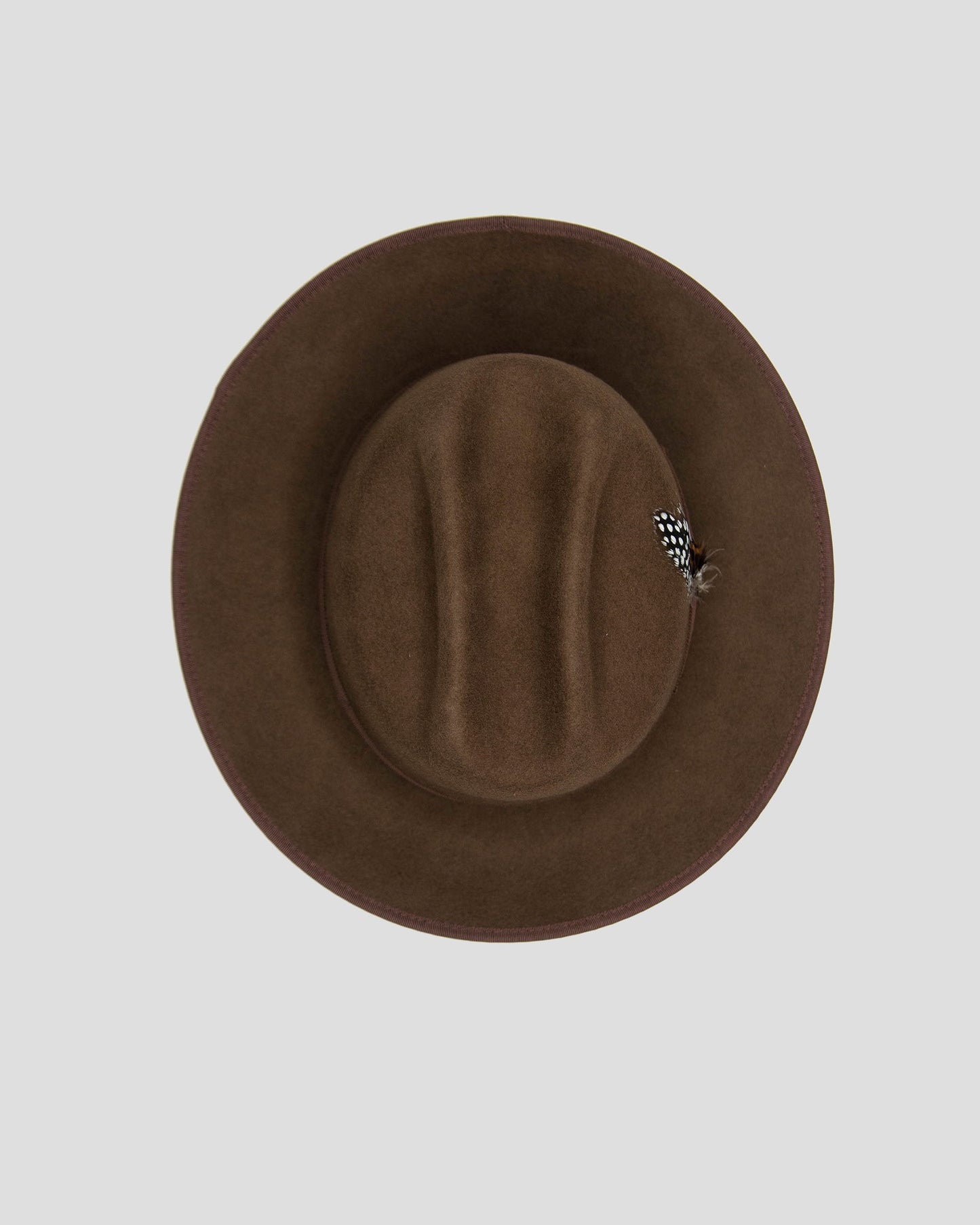 Miller Ranch Fedora Hat - Chocolate