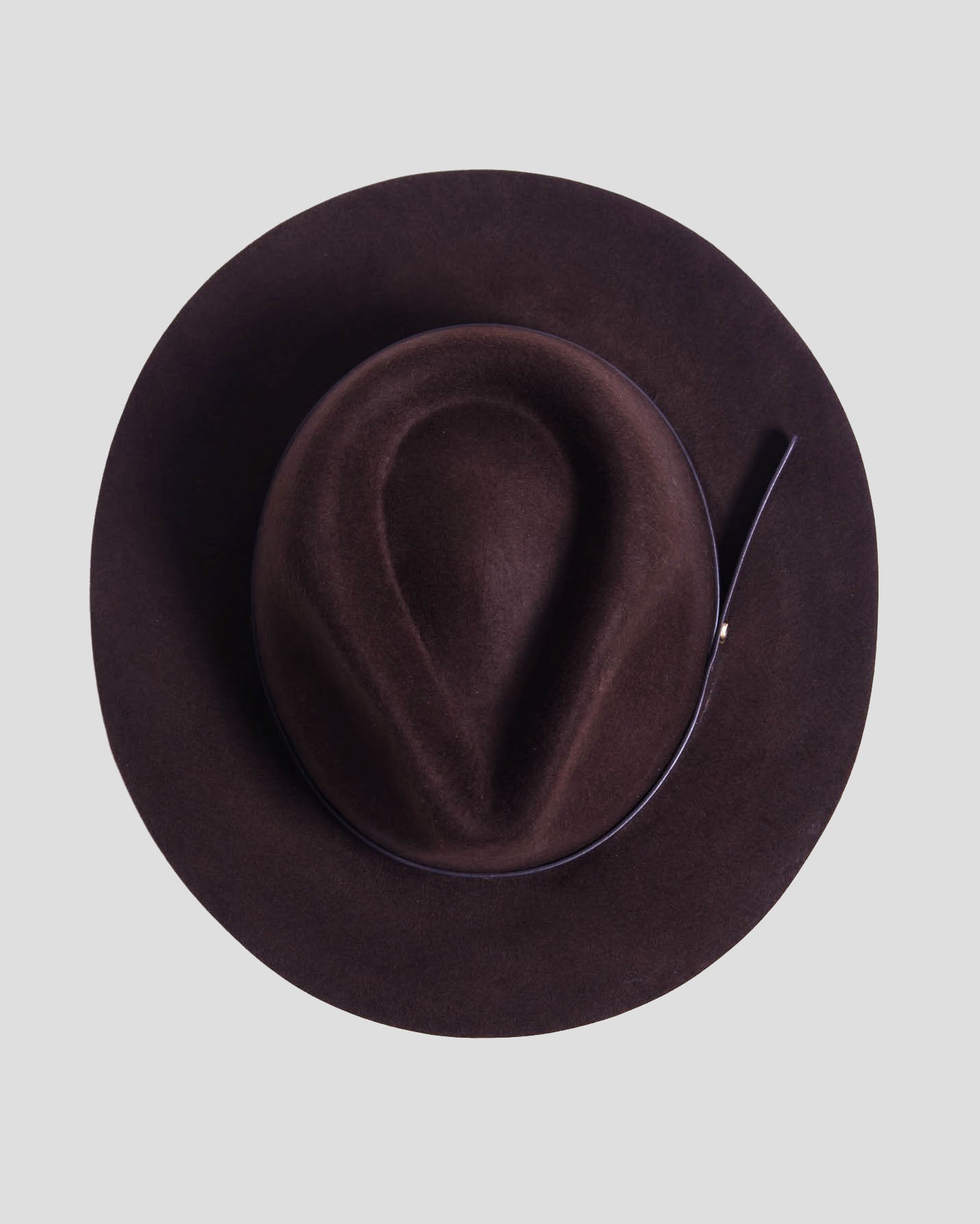 Geoffery Fedora Hat – Brown