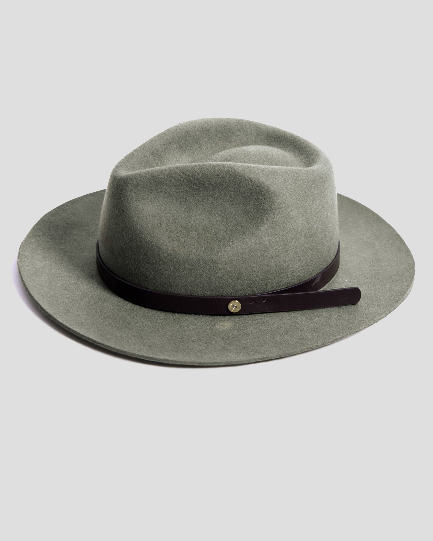 Geoffery Fedora Hat – Olive Green