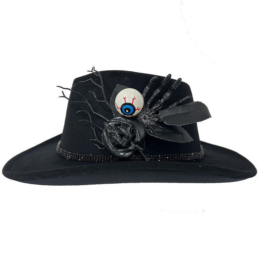 Halloween Eyes Felt Hat(Includes All The Accessories)