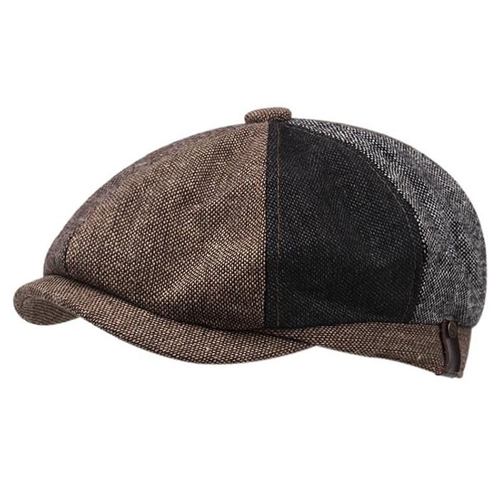 Patchwork Newsboy Cap