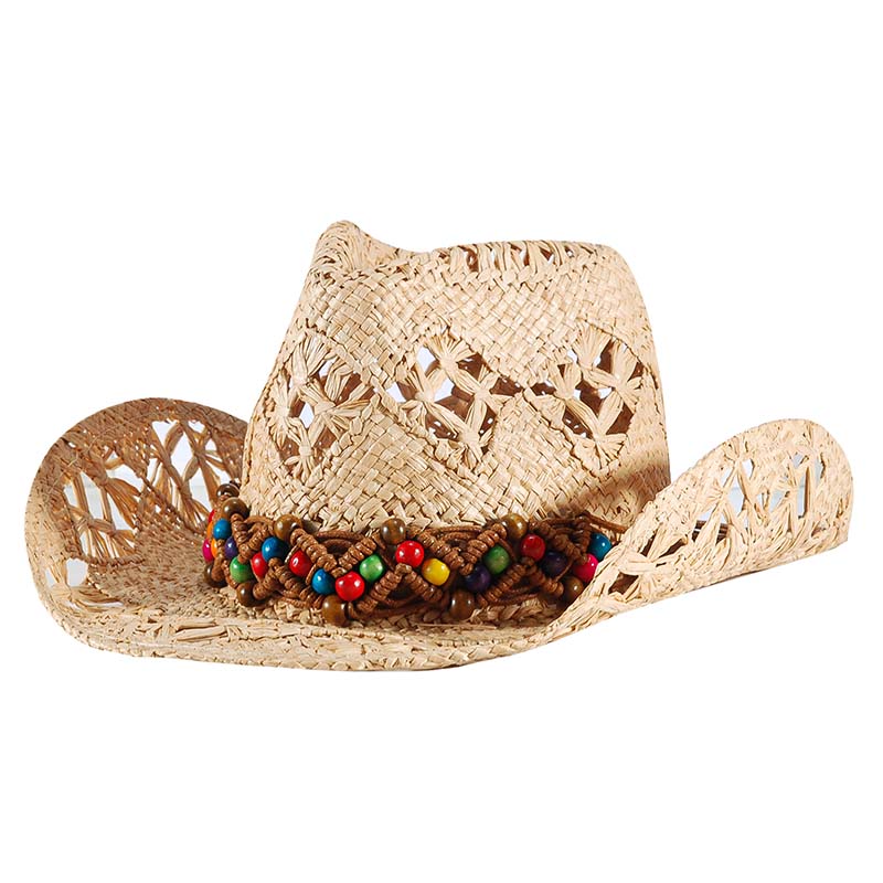 Western Straw Cowboy Vintage Hat