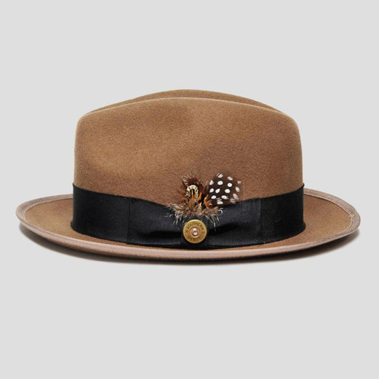 Trilby Fedora Hat – Wheat