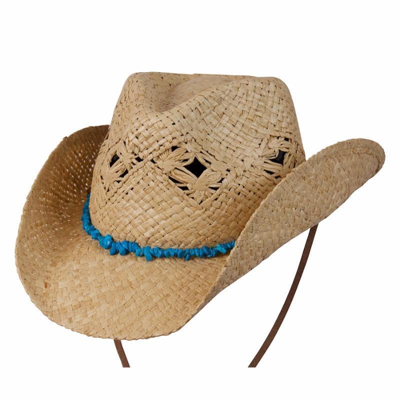 Cascade Mountain Organic Raffia Western Hat