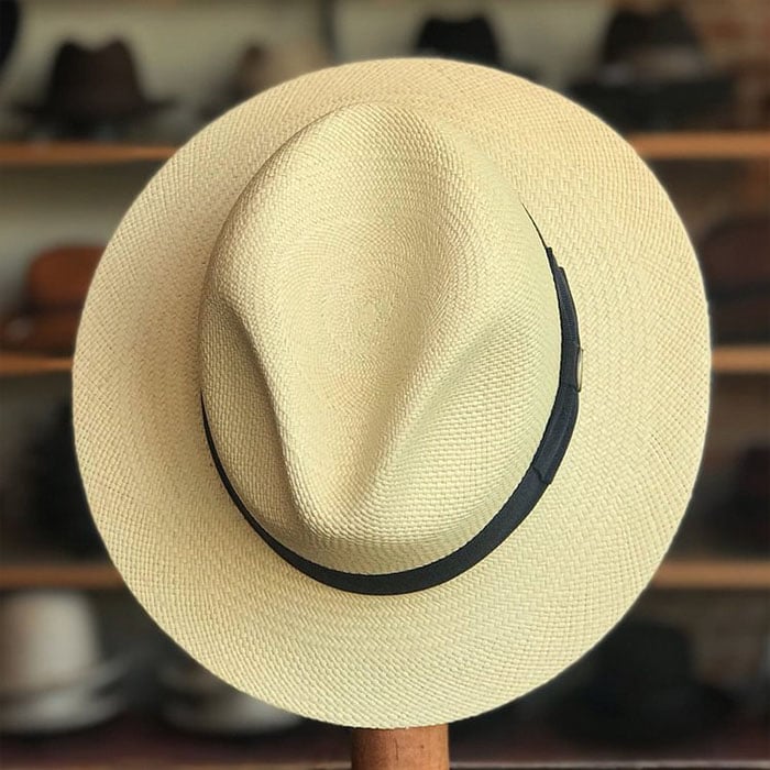 Can Be Rolls Up For Packing -Panama Hat-Safari