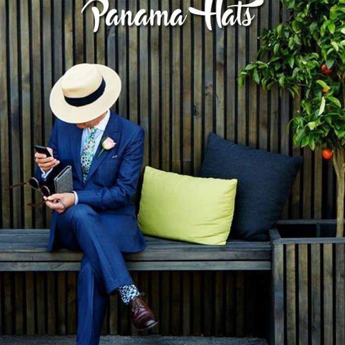 Can Be Rolls Up For Packing -Panama Hat-Safari