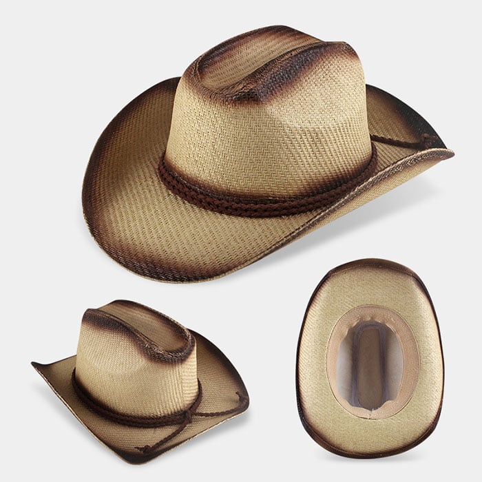 West Cowboy Straw Hat