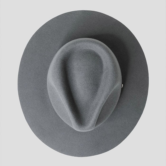 Geoffery Fedora Hat – Dark Grey