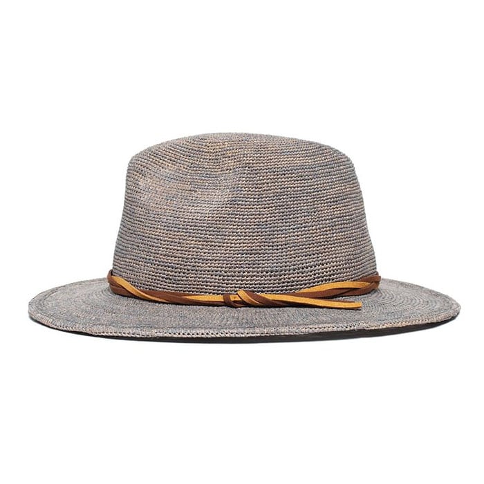 Can be rolls up for packing-Goorin Raffia Haze Fedora