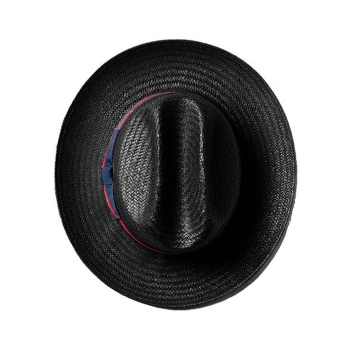 Miller Ranch Fedora - Black Patriotic Straw Hat