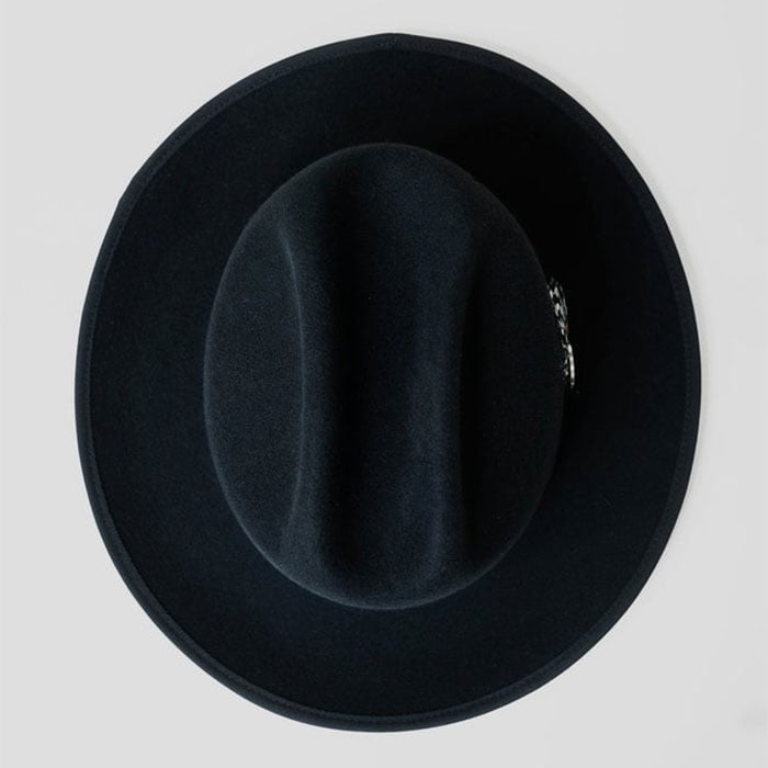 Miller Ranch Fedora Hat - Black