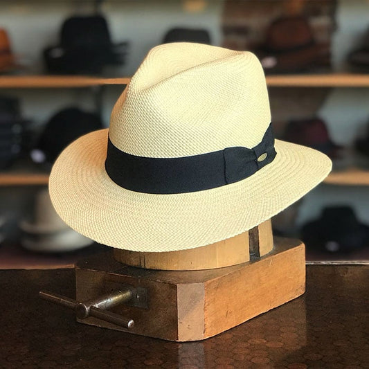 Can Be Rolls Up For Packing -Panama Hat-Safari