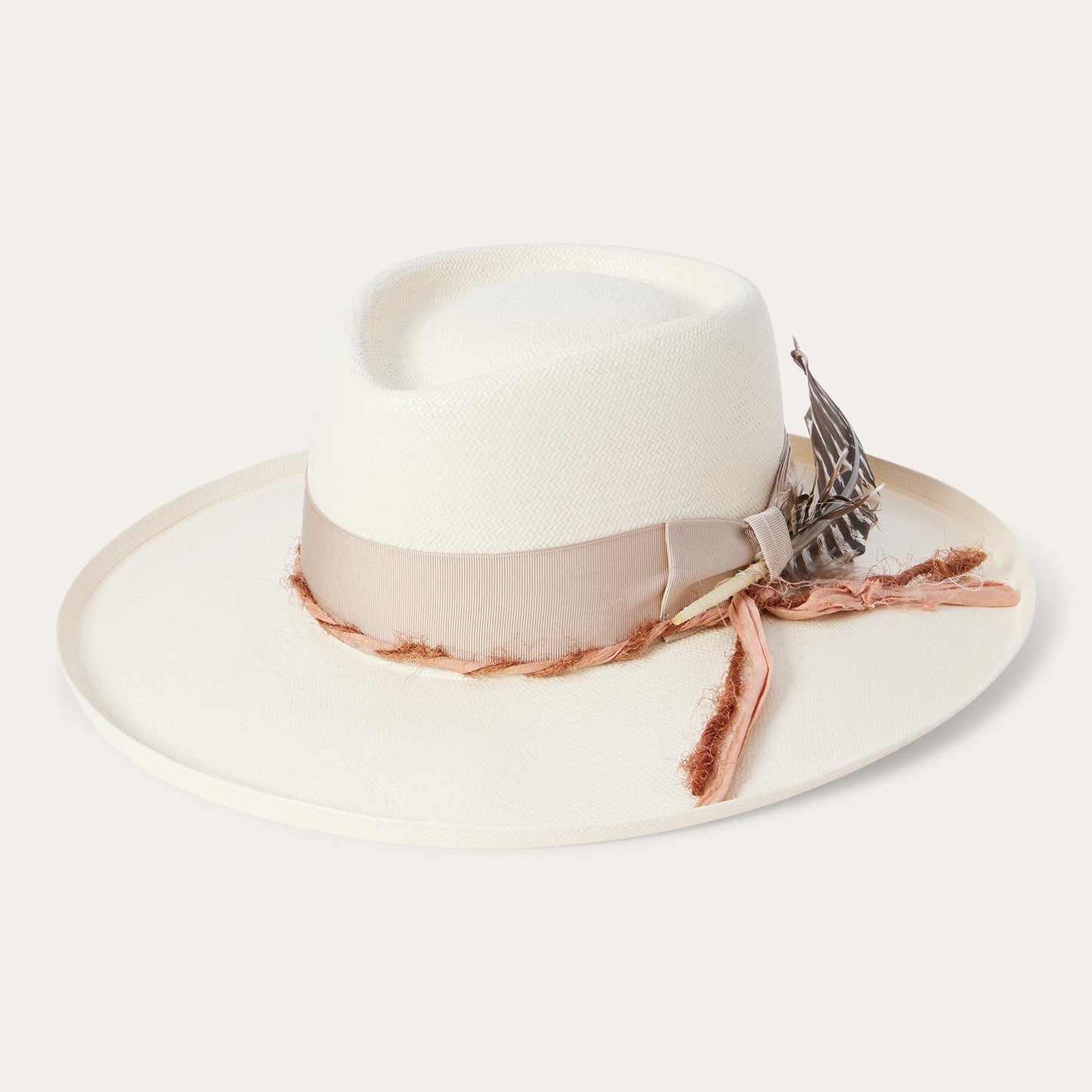 Kings Row Shantung Straw Fedora