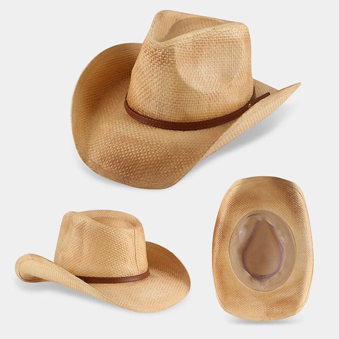 Flaming/Bursting West Cowboy Straw Hat