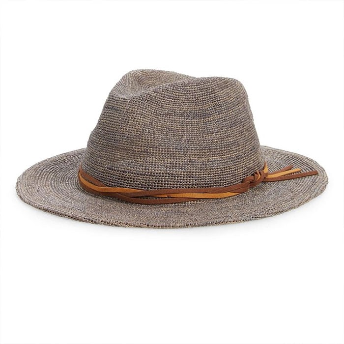 Can be rolls up for packing-Goorin Raffia Haze Fedora